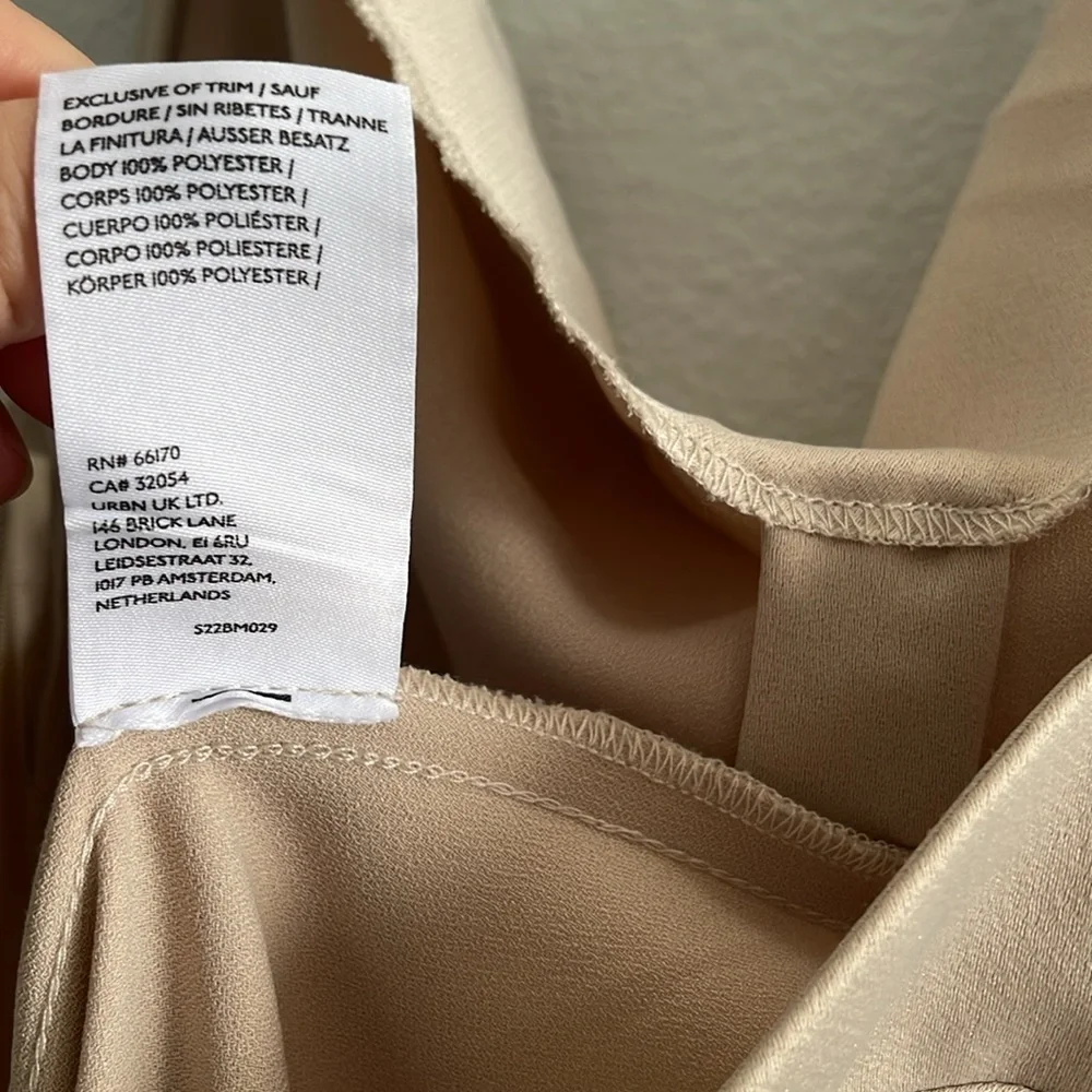 BHLDN August Satin Charmeuse Midi Dress size 4 - Picture 13 of 13